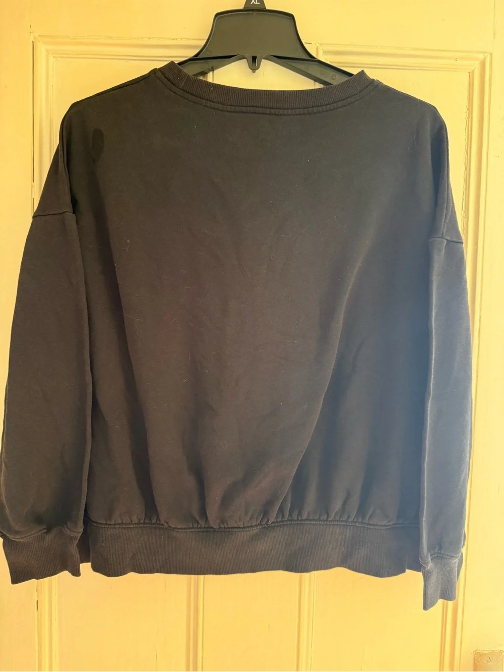 Justice black crewneck